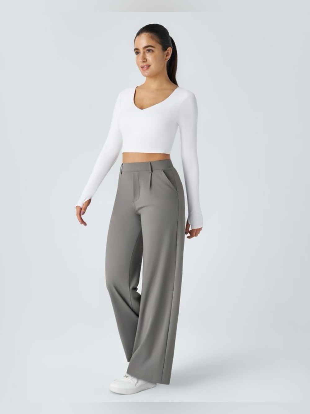 Halara Flex DayStretch High Waisted Pocket Work Flare Pants